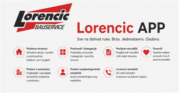 Mobilna aplikacija Lorencic HR